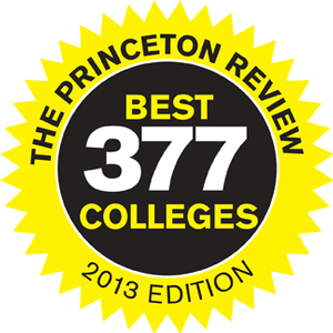 Princeton Review gives Wesleyan High Praise